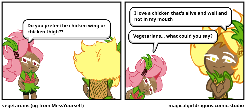 vegetarians (og from MessYourself)