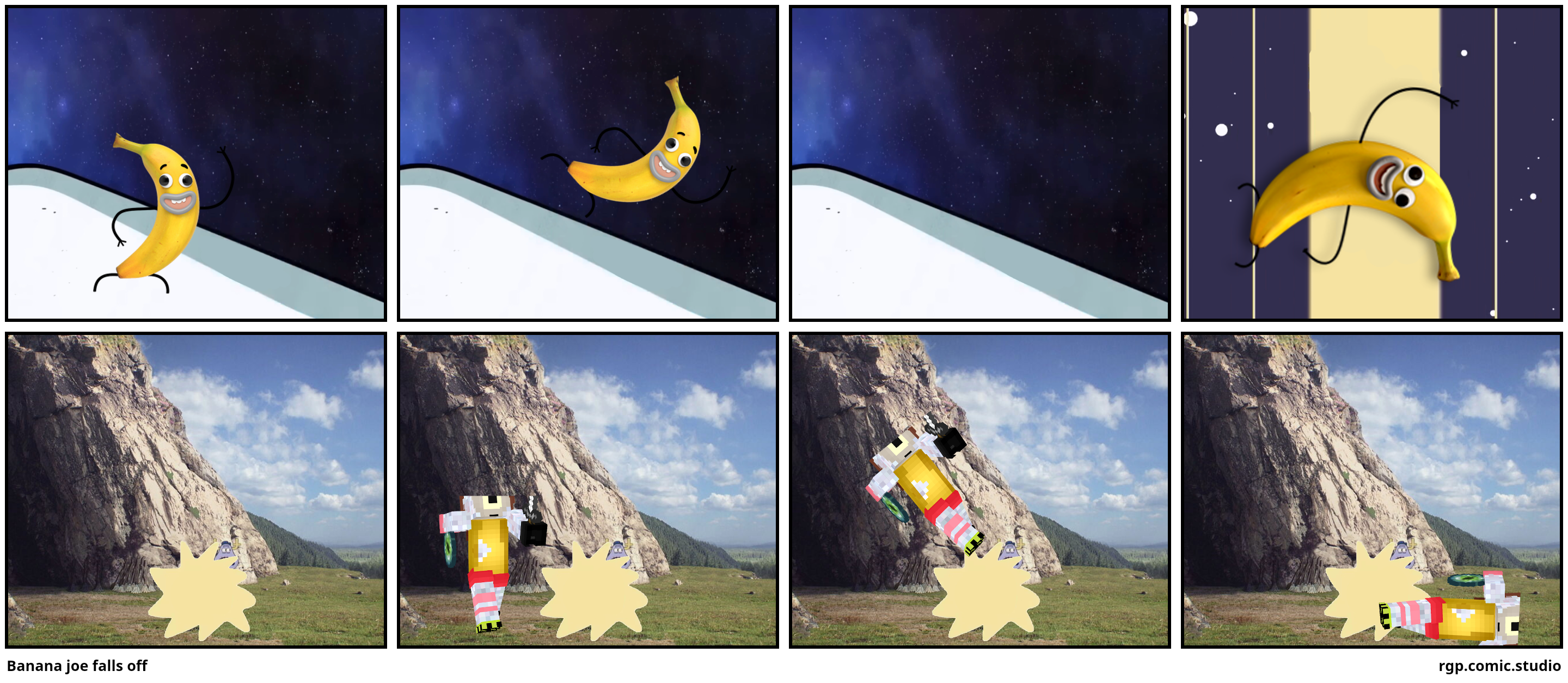 Banana joe falls off