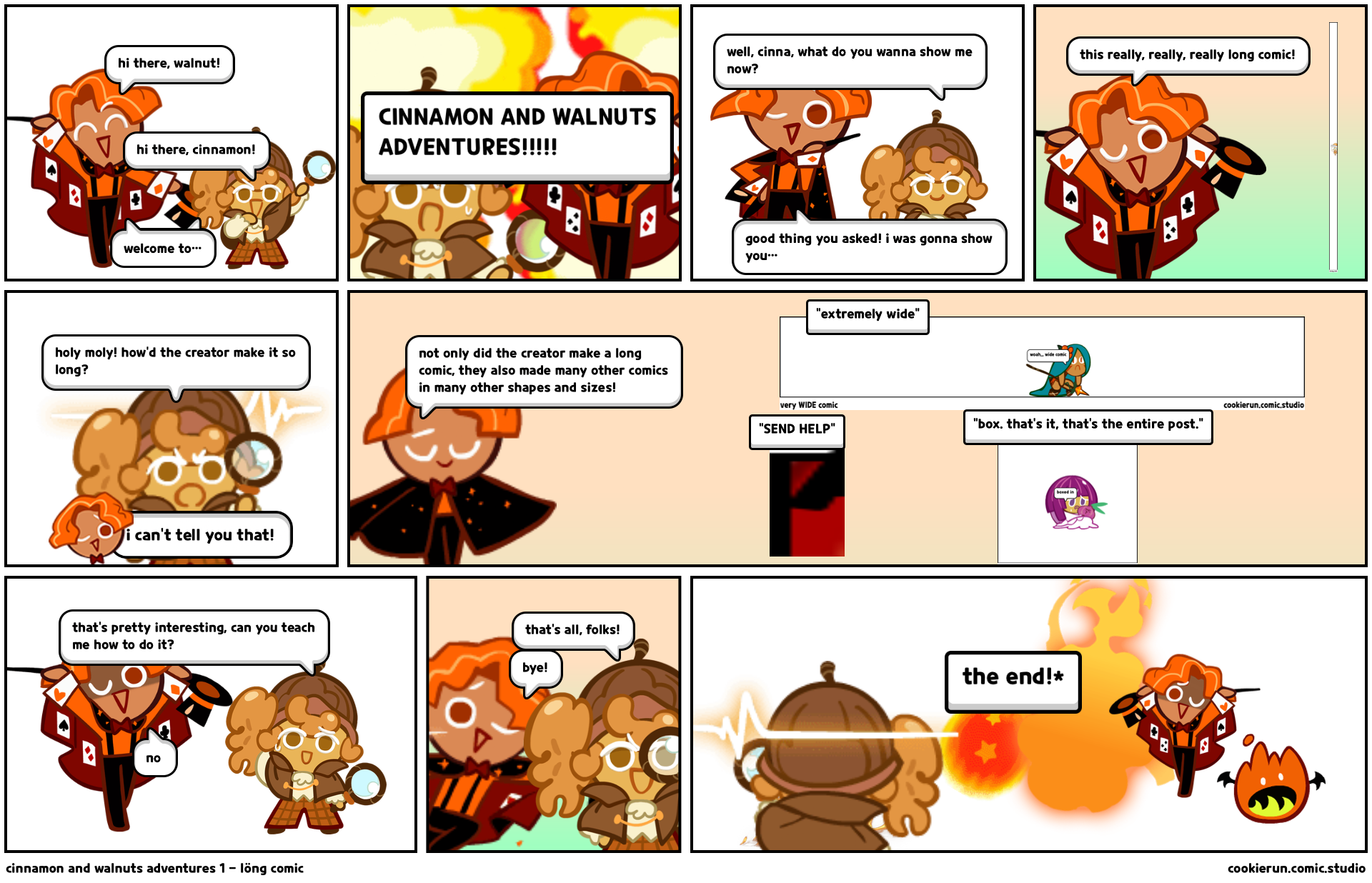 cinnamon and walnuts adventures 1 - löng comic