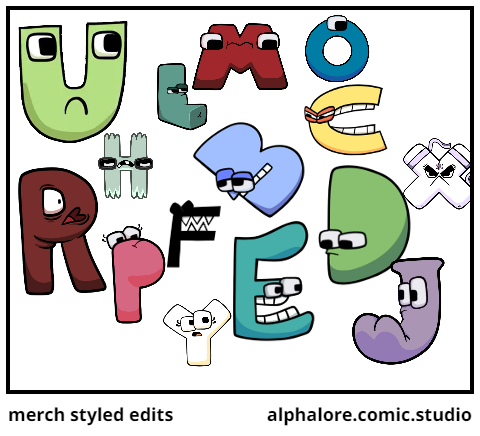 merch styled edits - Comic Studio