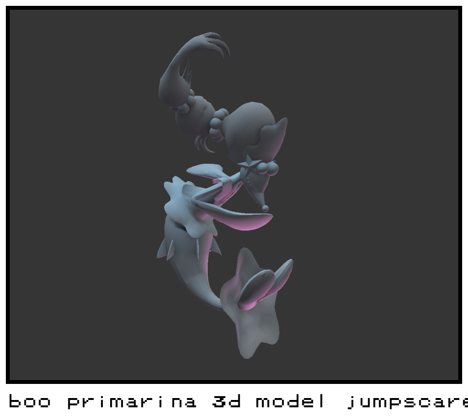 boo primarina 3d model jumpscare