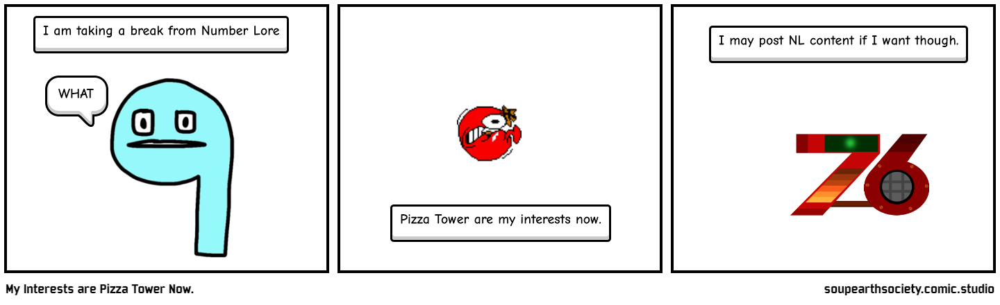 My Interests are Pizza Tower Now.