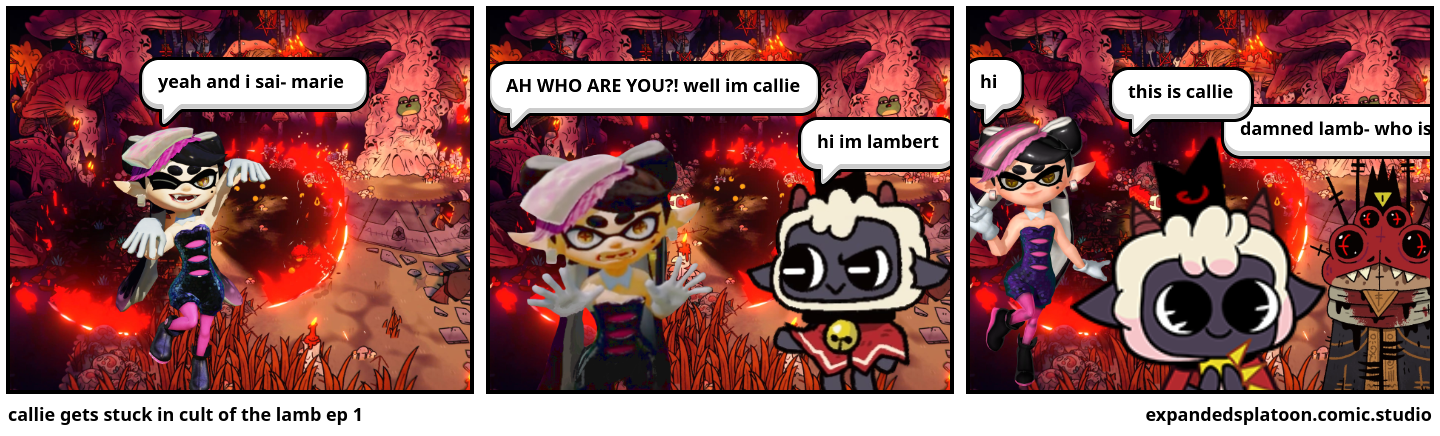 callie gets stuck in cult of the lamb ep 1