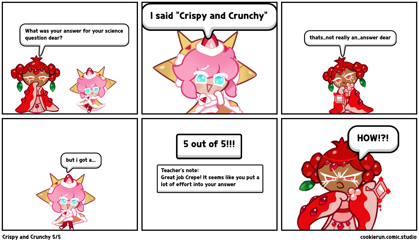 Crispy and Crunchy 5/5