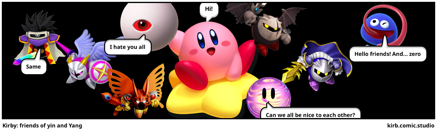 Kirby: friends of yin and Yang