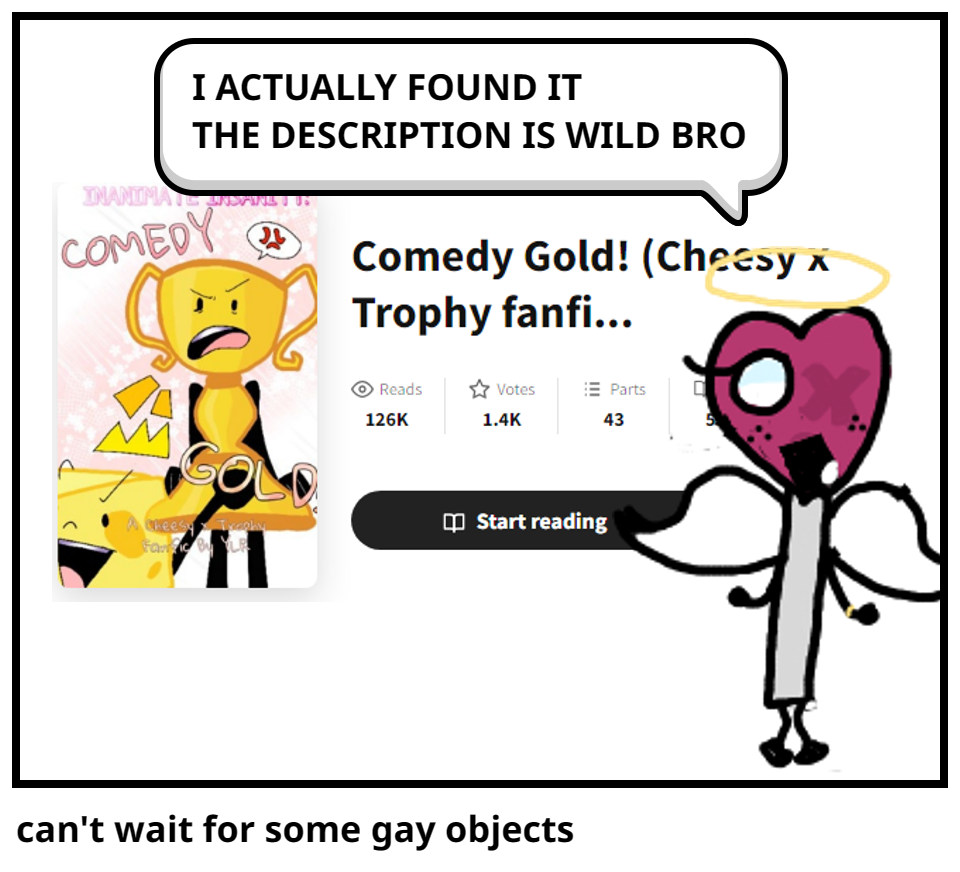 can't wait for some gay objects