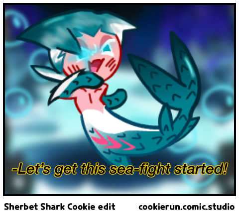 Sherbet Shark Cookie edit