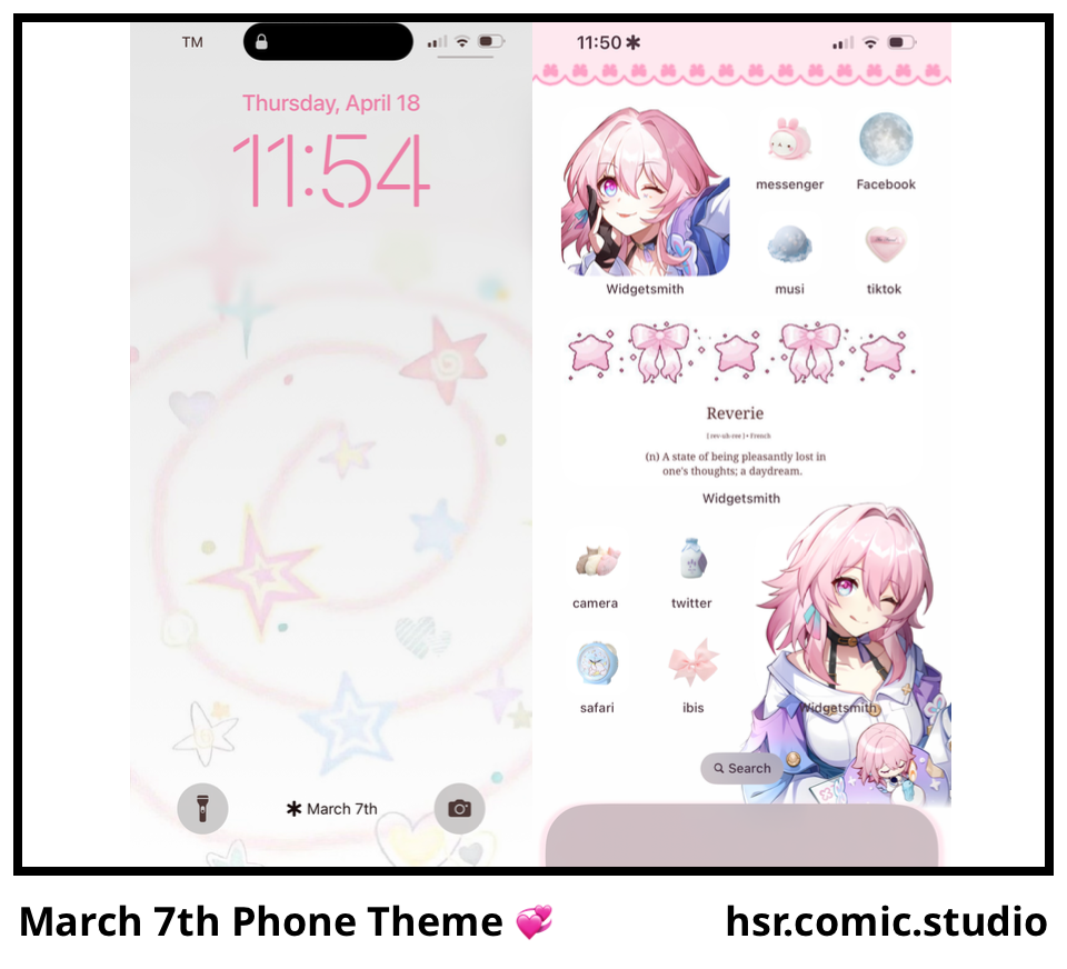 March 7th Phone Theme 💞