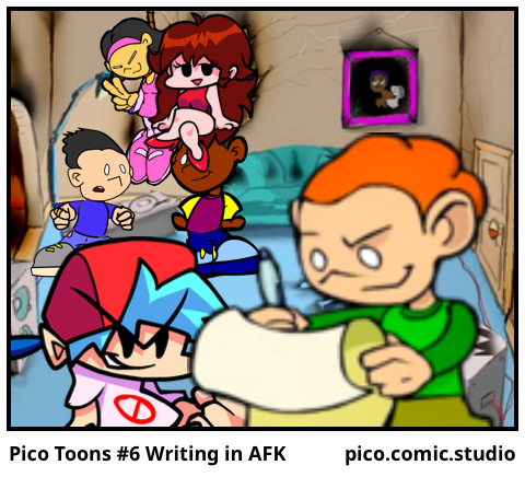 Pico Toons #6 Writing in AFK
