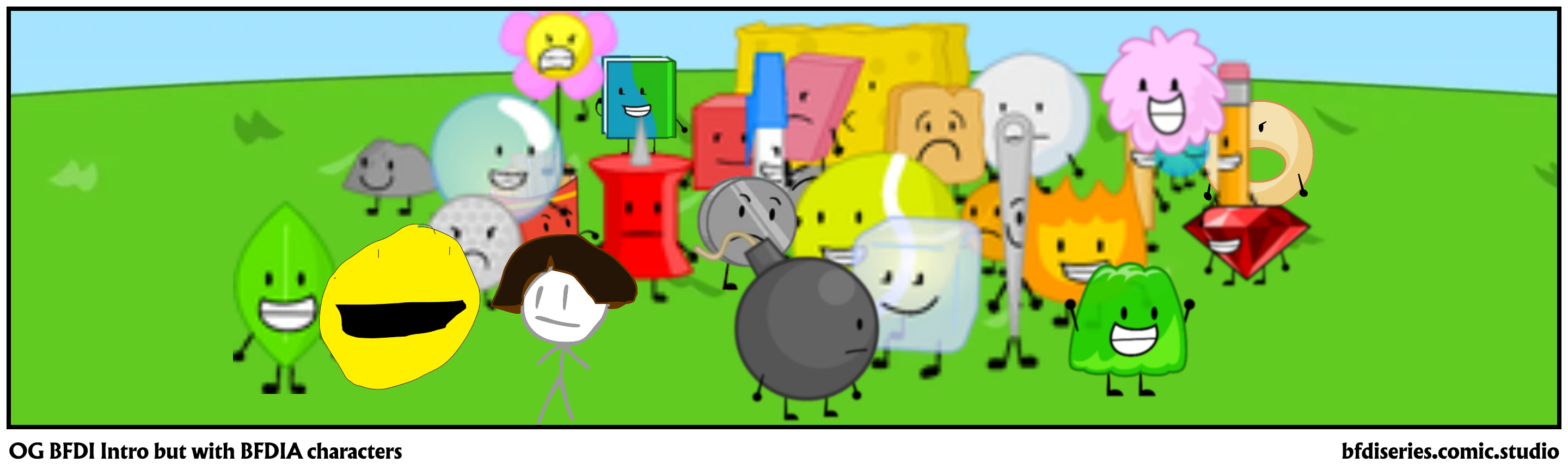 OG BFDI Intro but with BFDIA characters