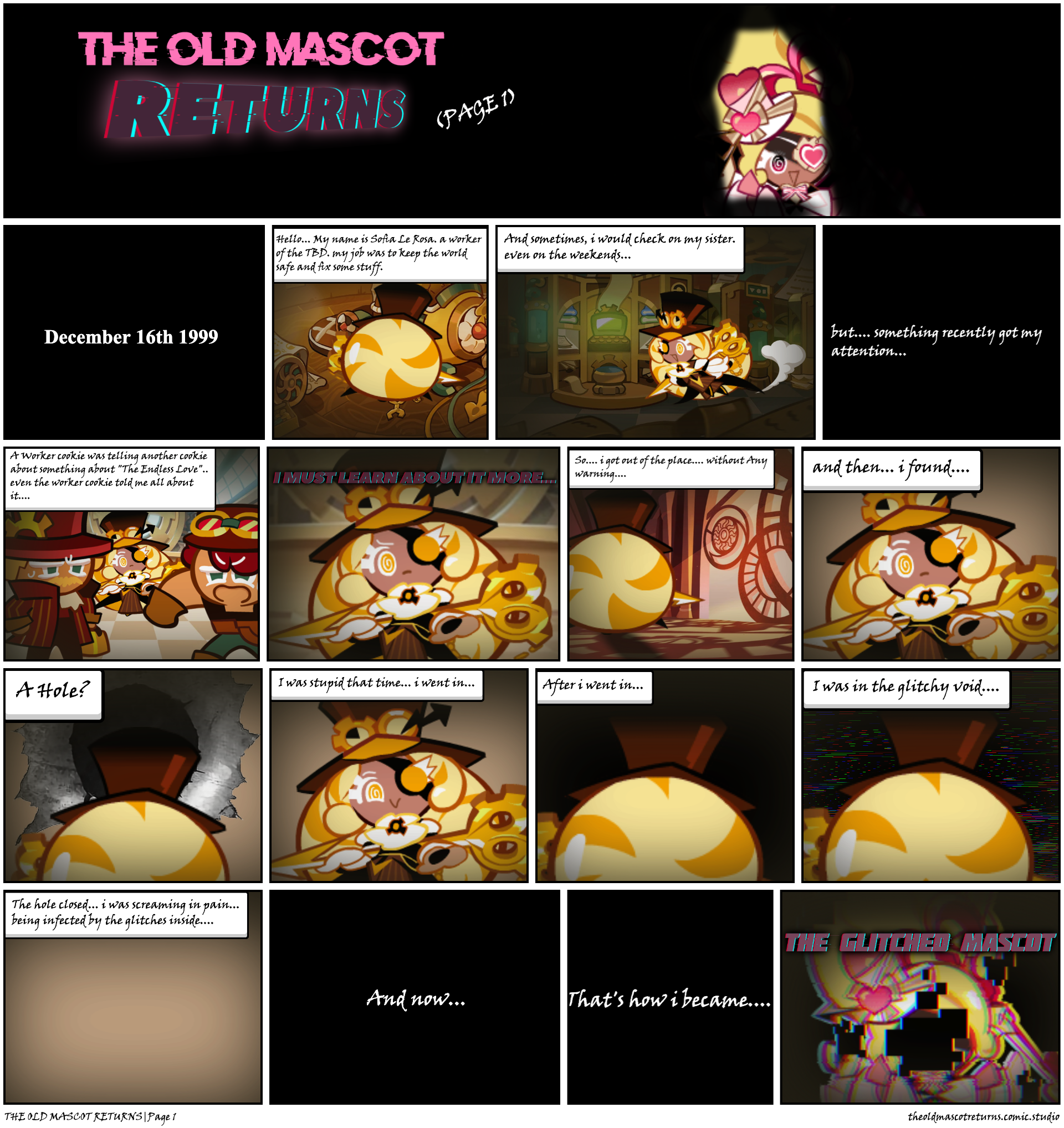 THE OLD MASCOT RETURNS|Page 1