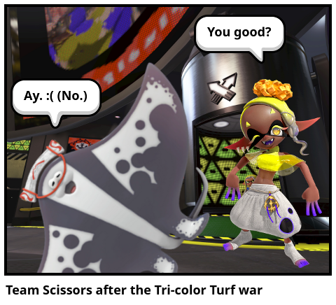 Team Scissors after the Tri-color Turf war