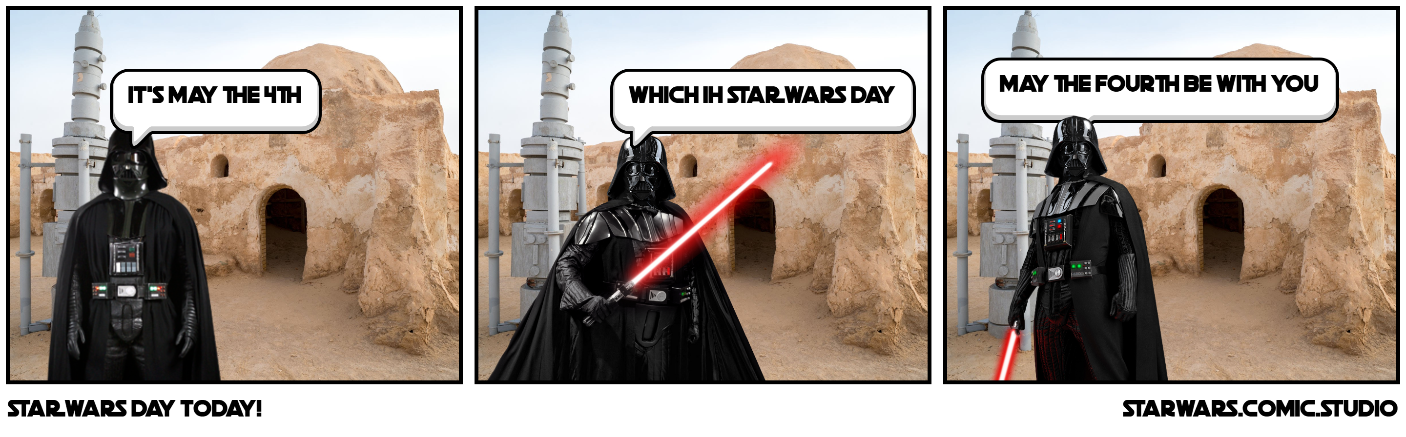 staR waRS day today!