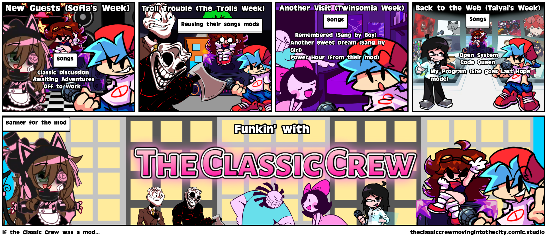 If the Classic Crew was a mod...