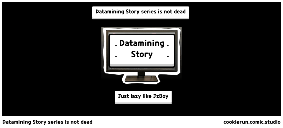 Datamining Story series is not dead