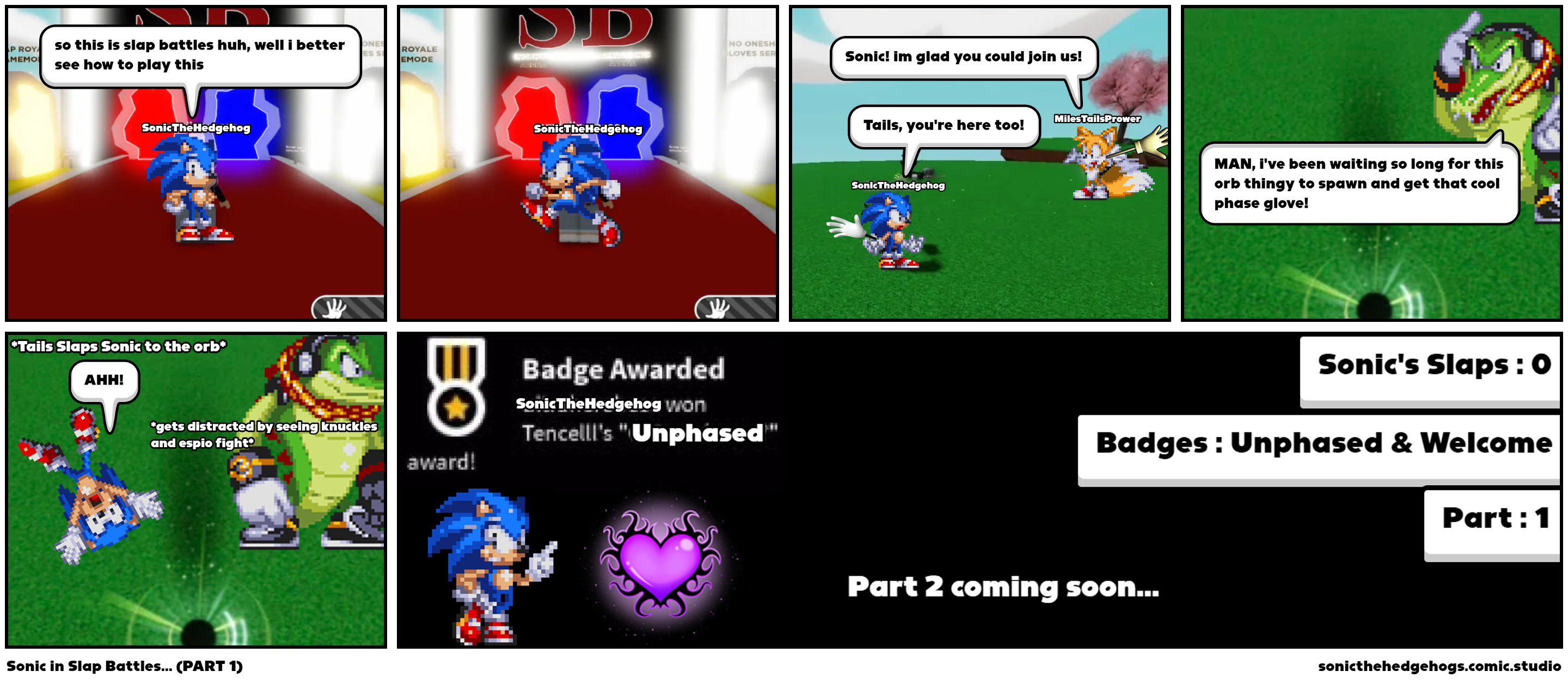 Sonic in Slap Battles... (PART 1)