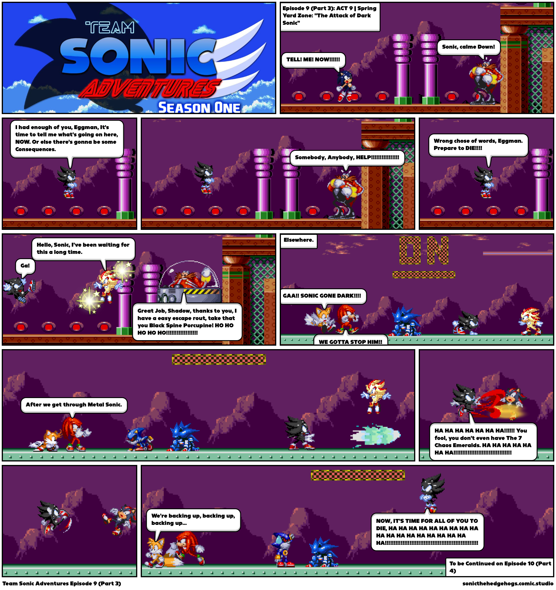 Team Sonic Adventures Episode 9 (Part 3)