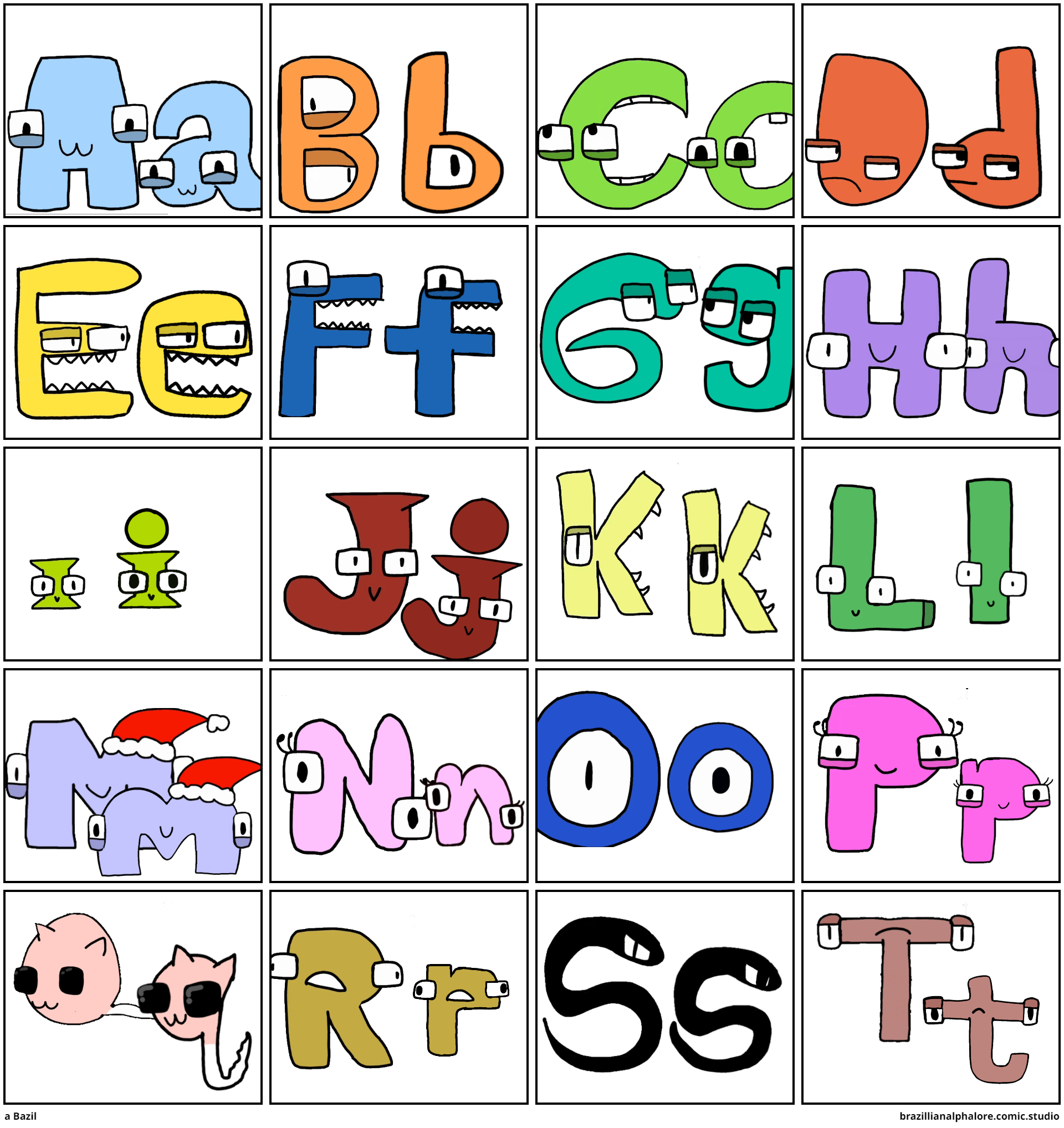 L  Brazilian alphabet lore 