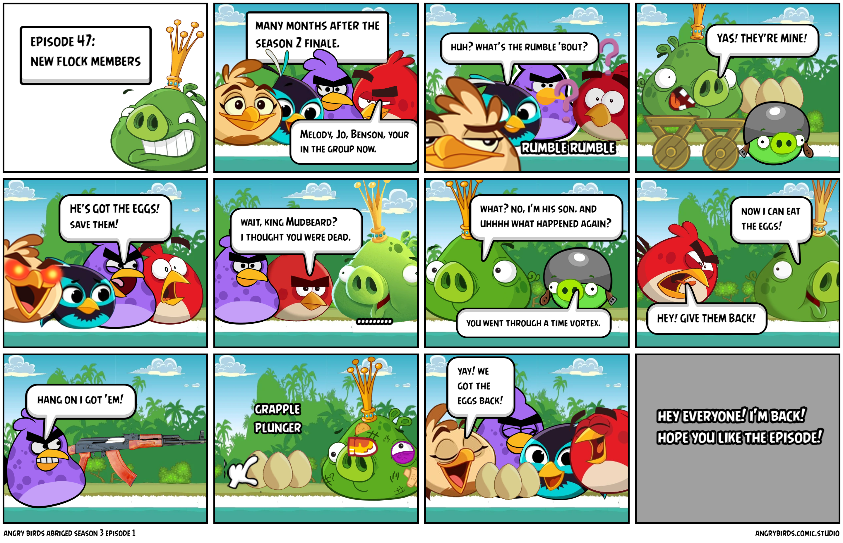 angry birds abriged season 3 episode 1