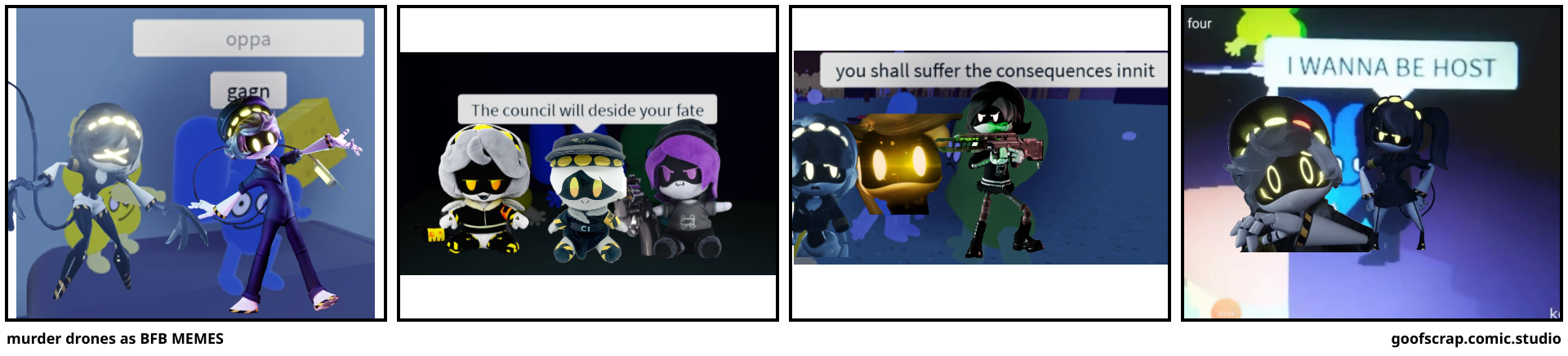 murder drones as BFB MEMES