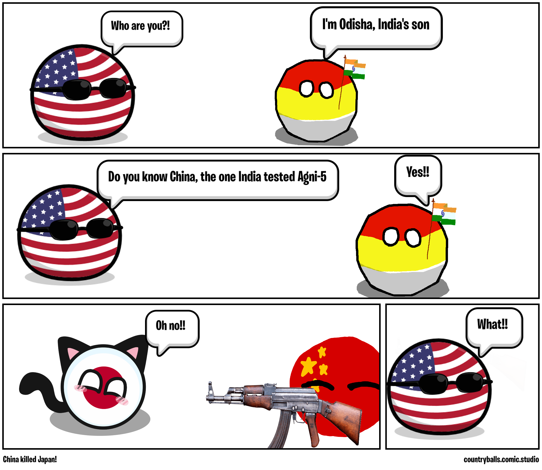 China killed Japan!