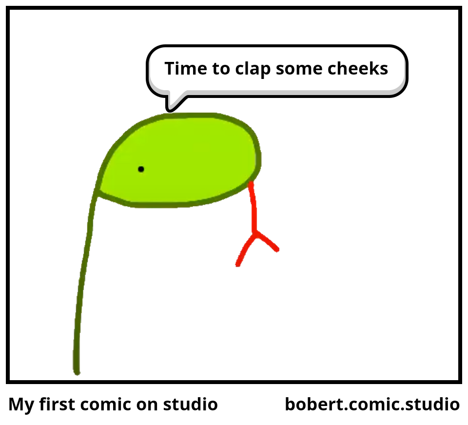 My first comic on studio