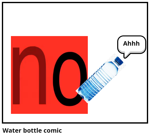 Water bottle comic