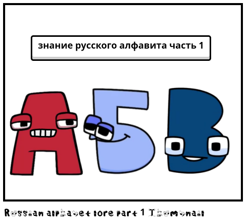 Russian alphabet lore part 1 - TurboWarp