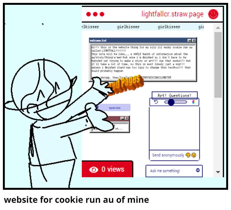 website for cookie run au of mine