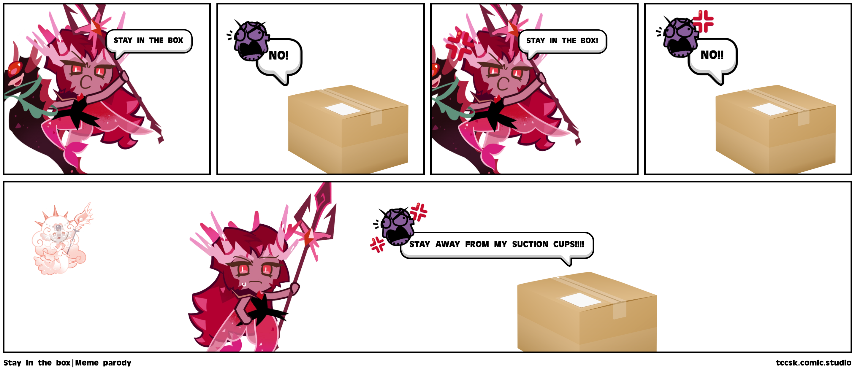 Stay in the box|Meme parody