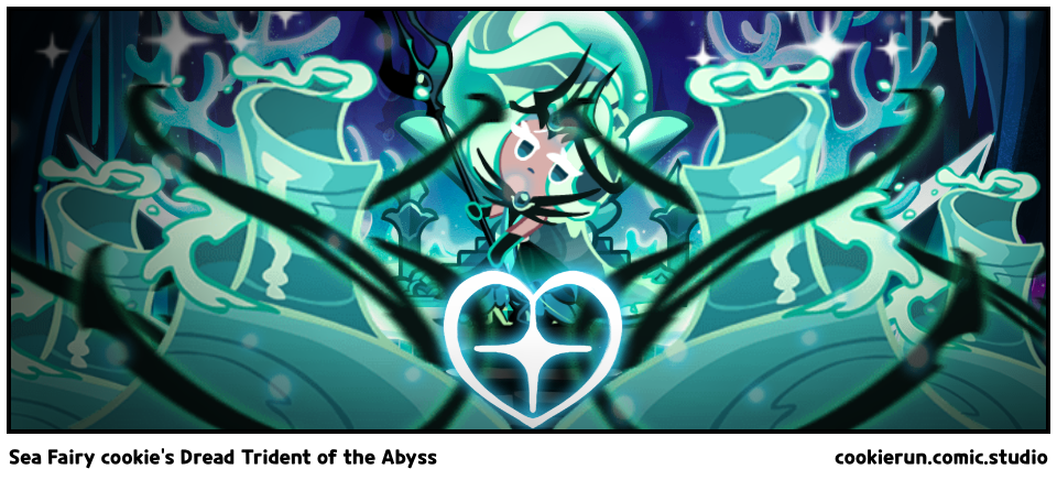 Sea Fairy cookie's Dread Trident of the Abyss
