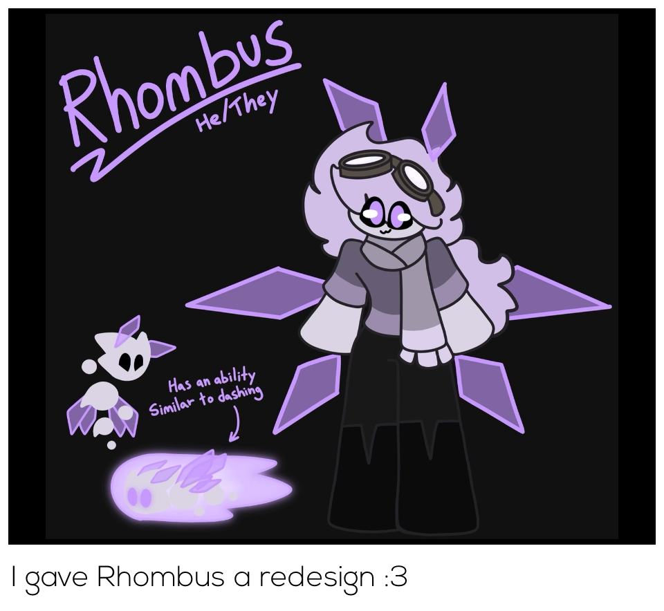 I gave Rhombus a redesign :3 