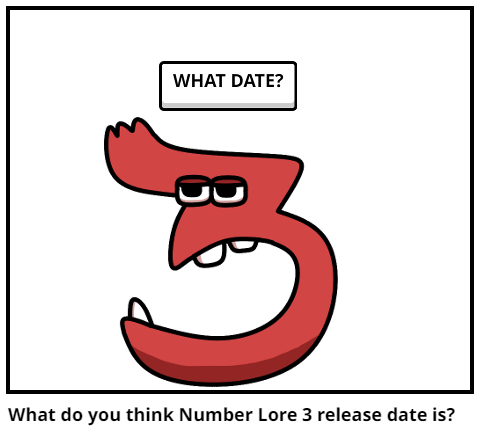 What do you think Number Lore 3 release date is? - Comic Studio