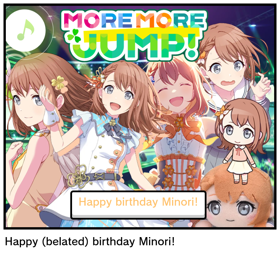 Happy (belated) birthday Minori!