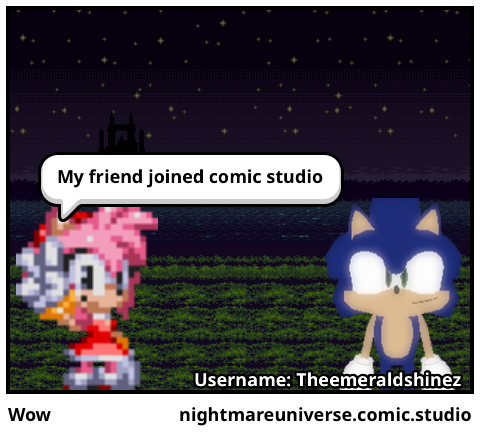 Browse Sonic.exe Nightmare Universe Comics - Comic Studio