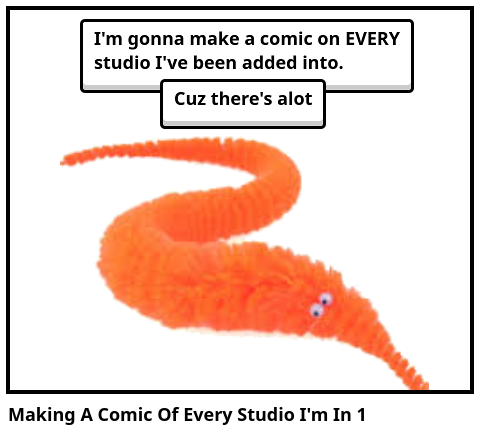 Making A Comic Of Every Studio I'm In 1