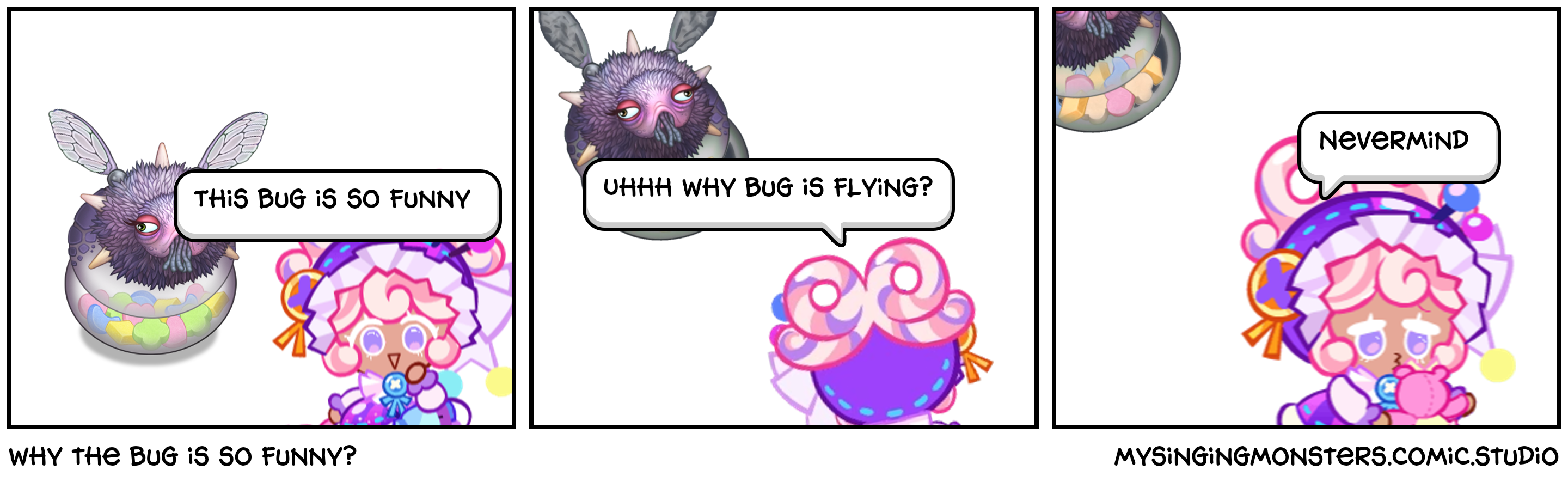 why the bug is so funny?