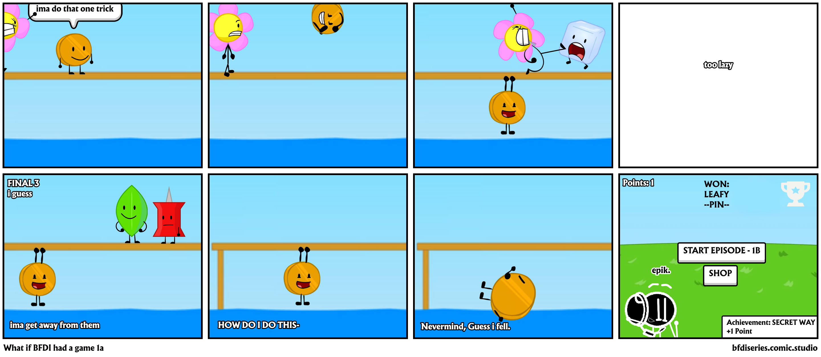 What if BFDI had a game 1a