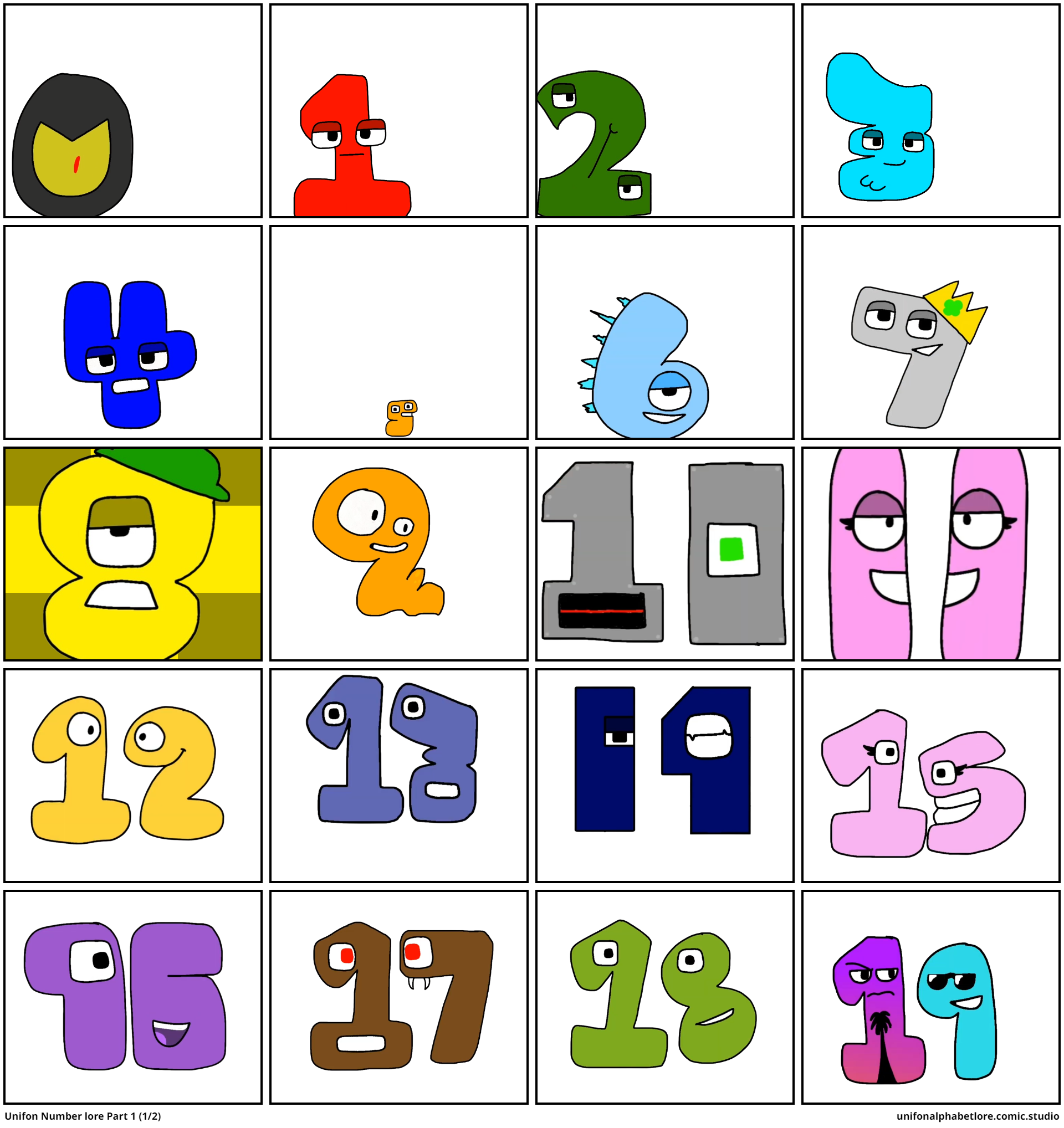 Unifon Alphabet Lore I (Phase 2) - Comic Studio