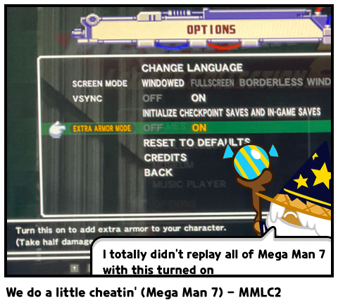 We do a little cheatin' (Mega Man 7) - MMLC2