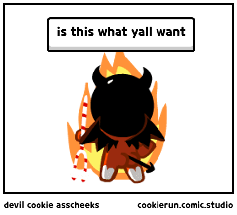 devil cookie asscheeks