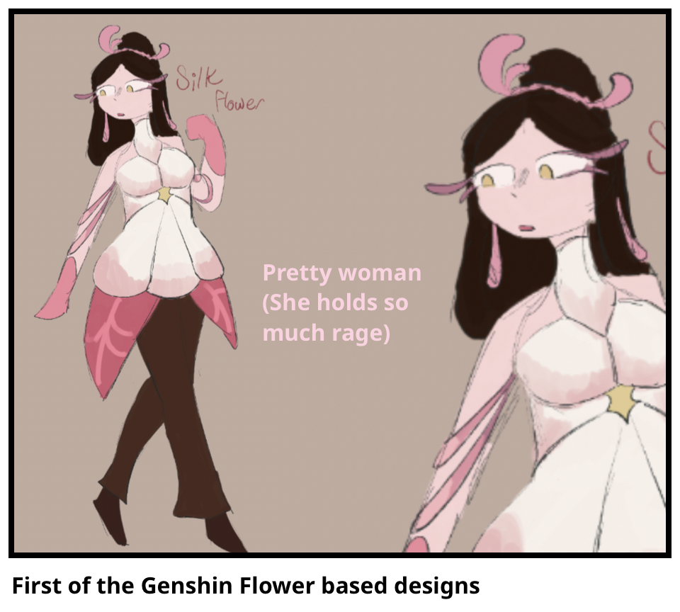 First of the Genshin Flower based designs