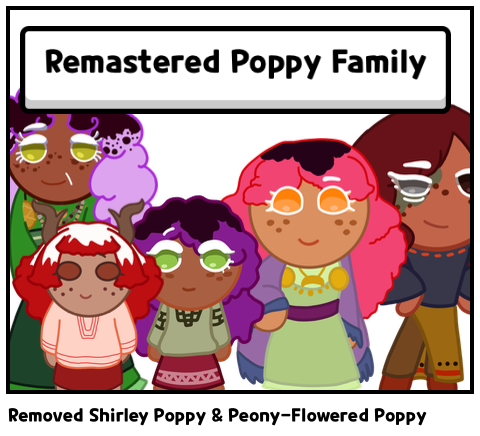 Removed Shirley Poppy & Peony-Flowered Poppy
