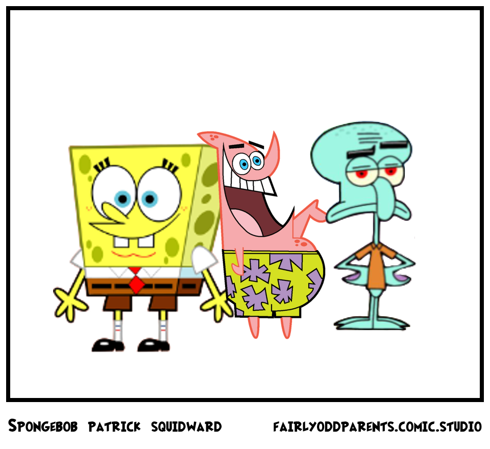 Spongebob patrick squidward