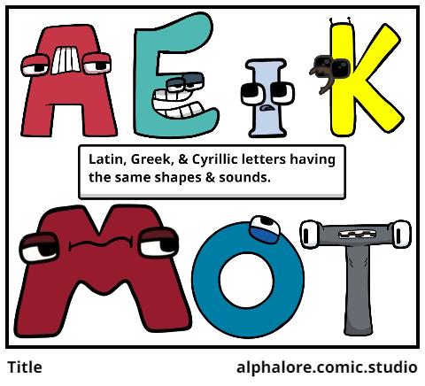 Alphabet lore letters and their favorite desserts - Comic Studio