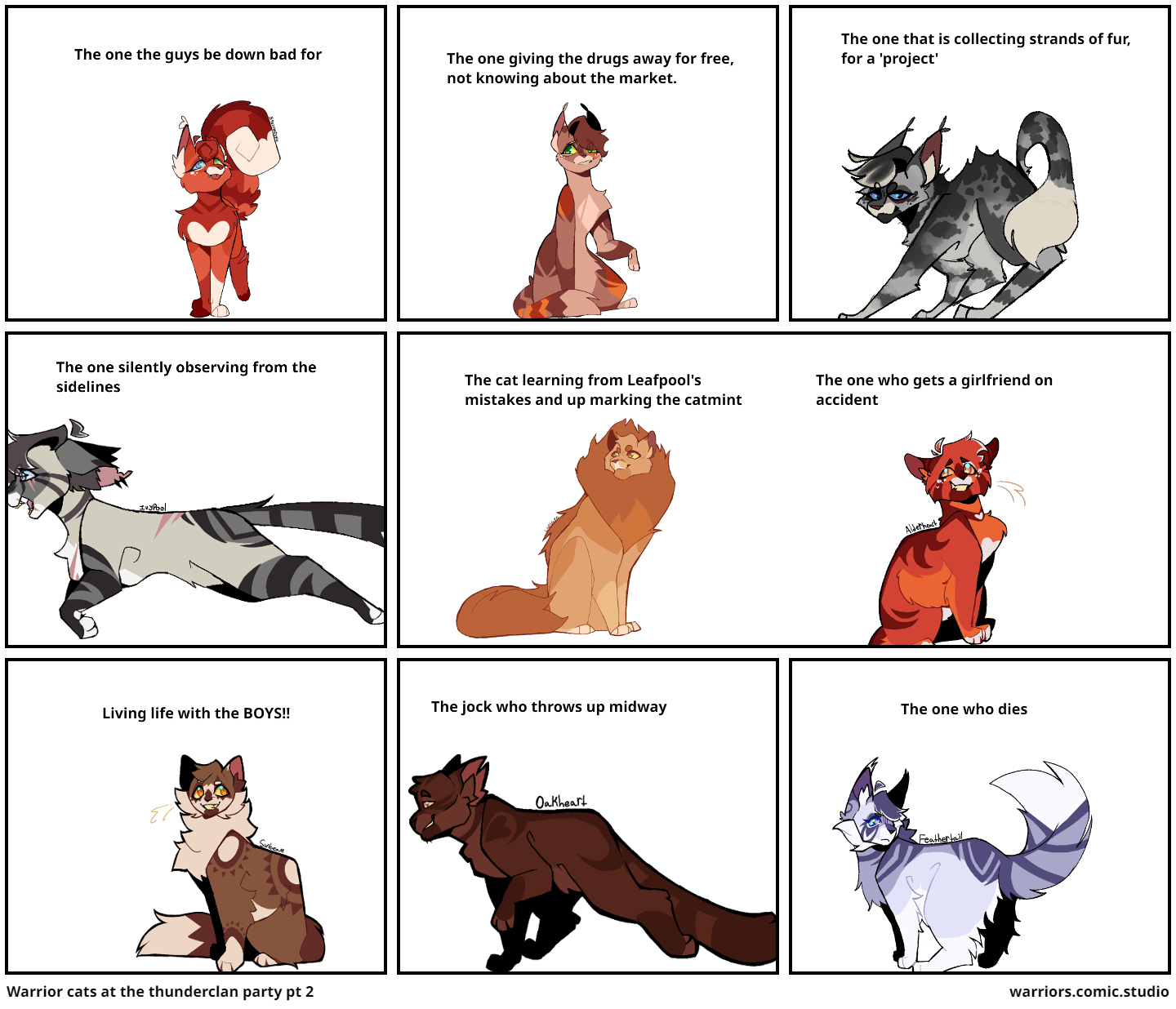 Warrior cats at the thunderclan party pt 2