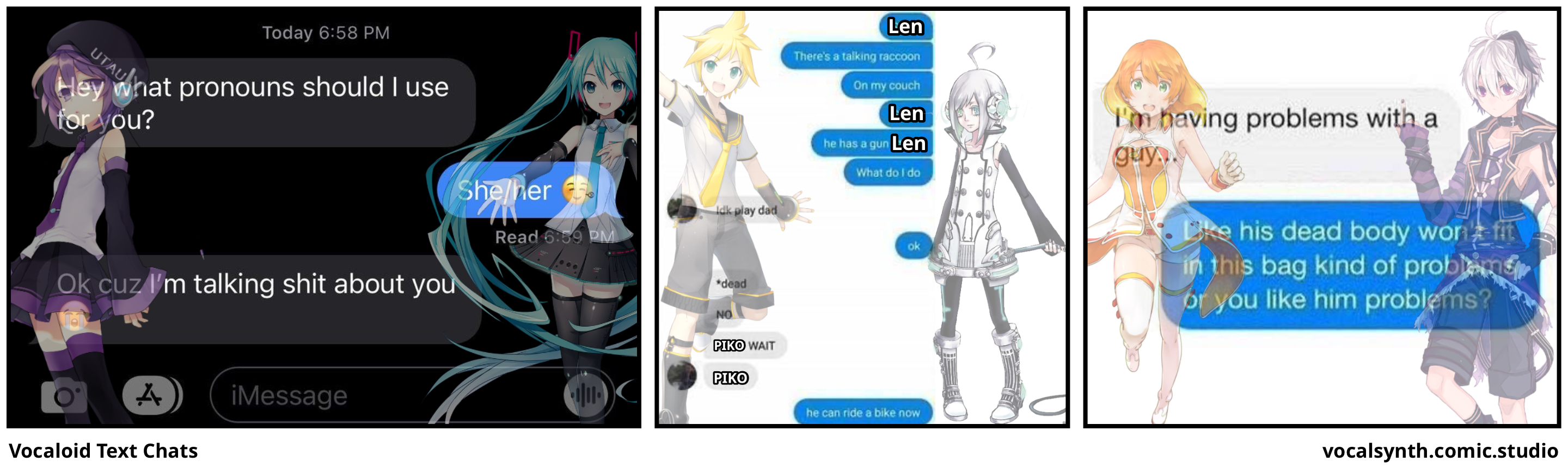 Vocaloid Text Chats