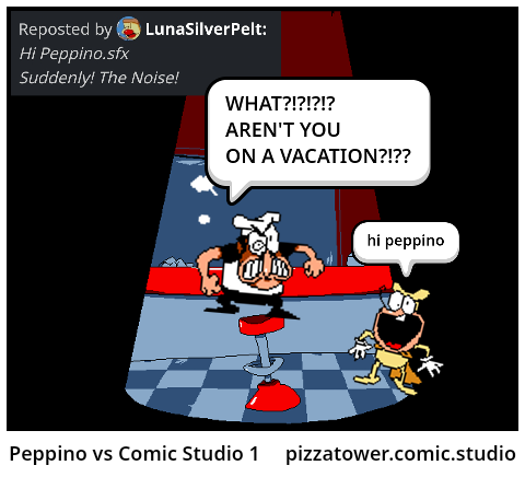 Peppino vs Comic Studio 1