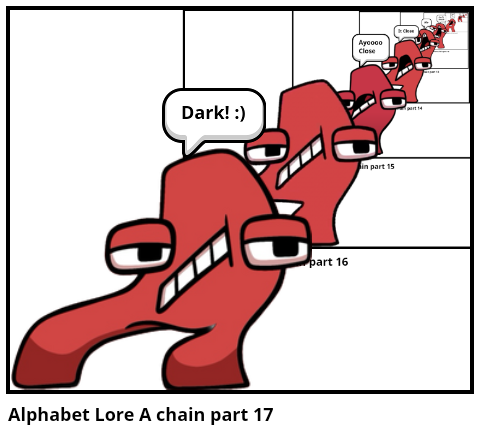 Alphabet Lore A chain part 17 - Comic Studio