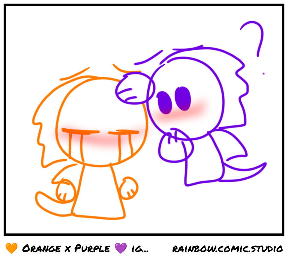 🧡 Orange x Purple 💜 ig...